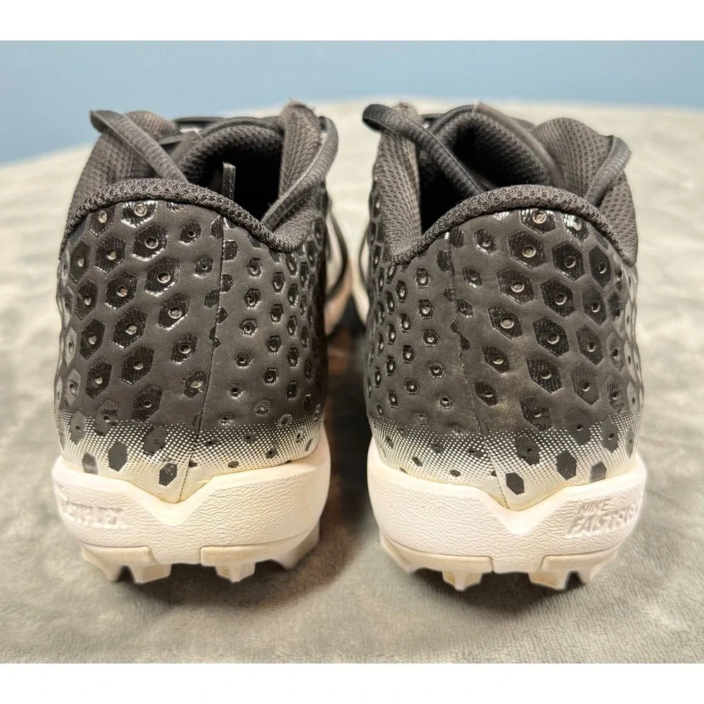 Nike Vapor Ultrafly Mens 8.5 Baseball Cleats Black White Molded